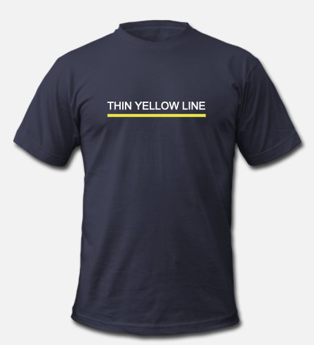 Thin Yellow Line Gul Linje - Svenska Hjältar AB