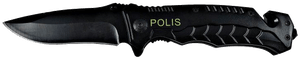 Fällkniv Polis Gul - Svenska Hjältar AB