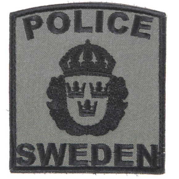 POLICE SWEDEN MÄRKE - Svenska Hjältar AB