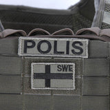 POLIS-märke gray - Svenska Hjältar AB