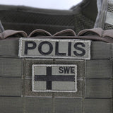 POLIS-märke gray - Svenska Hjältar AB