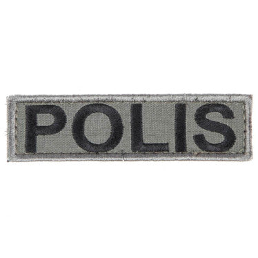 POLIS-märke gray - Svenska Hjältar AB