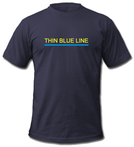 Thin Blue Line Blå Linje - Svenska Hjältar AB